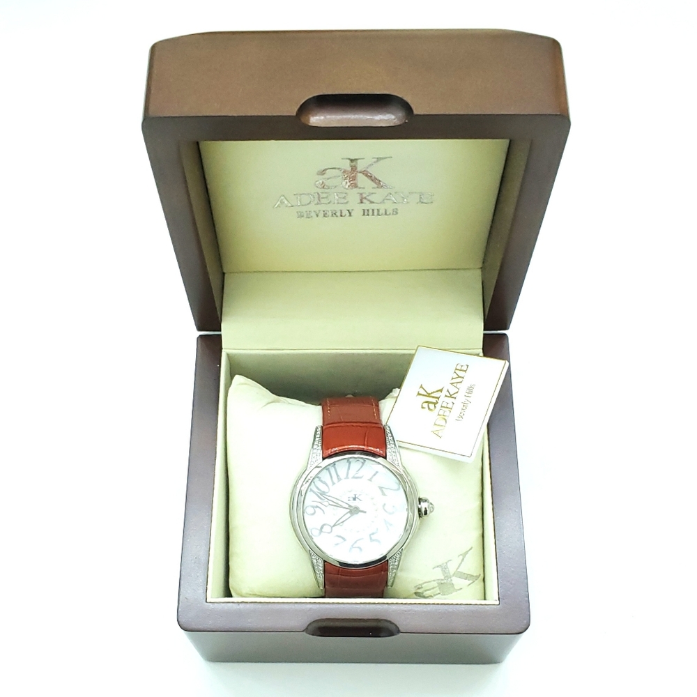 Adee Kaye Faceted Prism Crystal Watch - Picture 2 of 3